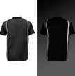 Milwaukee Motorcycle Clothing Co. Men’s Blk/Grey Mechanic Work Shirt – w / Reflective Strip, Rider‑Built MDM11608