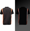Milwaukee Motorcycle Clothing Co. Men’s Blk/Orange Mechanic Work Shirt – w / Reflective Strip, Rider‑Built MDM11610