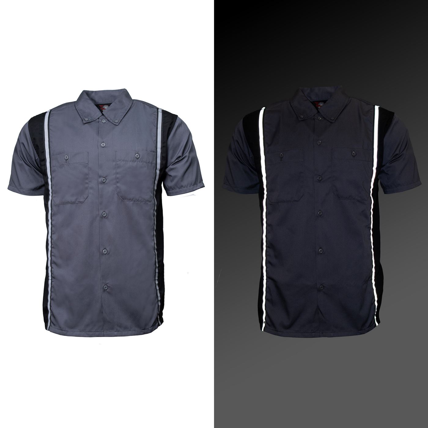 Milwaukee Motorcycle Clothing Co. Men's Gray Mechanic Shirt, MDM11612