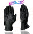 Milwaukee Leather MG7596 Men's Black Leather Motorcycle Rider Unlined Gloves w/ Cool-Tec Leather Treatement