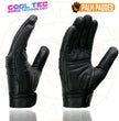 Milwaukee Leather MG7736 Women's Black Leather Gel Palm Motorcycle Gloves w/ Flex Knuckles and Cool-Tec Treatement