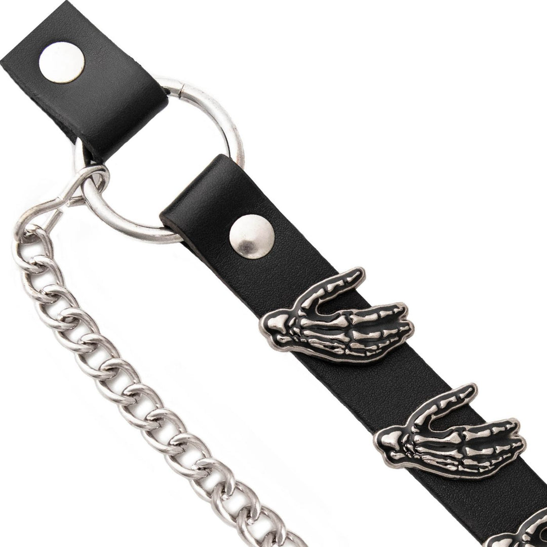 Milwaukee Leather Boot Chains Set of 2 - Adjustable Biker Boots Strap