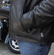 Milwaukee Leather USA MADE MLJKM5006 Men's Black Rumble Premium Leather Motorcycle Jacket