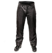 Milwaukee Motorcycle Clothing Co. Men’s Branson Black Premium Leather Biker Lined Pants –  5-Pocket  MMC50000