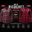 Milwaukee Motorcycle Clothing Co. Men's Reversible Plaid Flannel Shirt