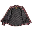 Milwaukee Leather Men’s Grim Stone Heavy Duty Plaid Mechanic Flannel Shirt Jacket - Warmed Lined - MPM1637