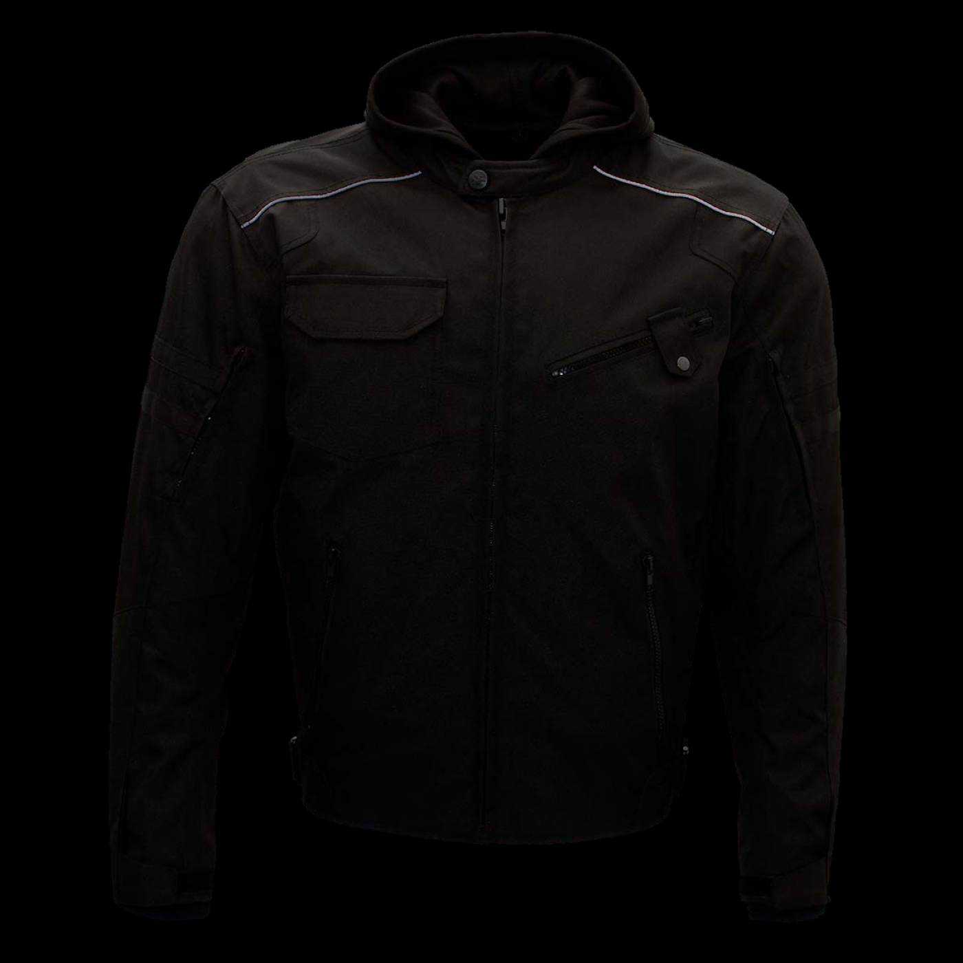Milwaukee Leather Men's Flight 1300D Nylon Motorcycle Jacket with