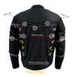 Milwaukee Leather Men's Morph Black/Grey Textile Motorcycle Jacket w/ CE Armor, Removable Sleeves - MPM17026