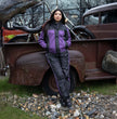 NexGen SH2222 Women's Purple and Black Oxford Water Proof Motorcycle Rain Suit