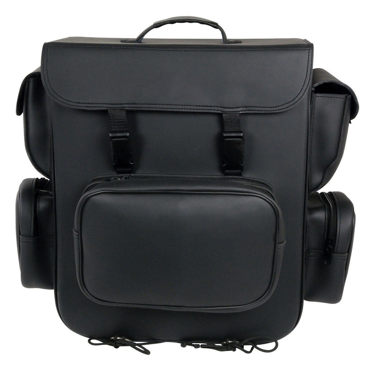 シンバ 　　CELLTER BLACK Mサイズ 4個セット+TKS Milwaukee Leather SH584 Large Black PVC Motorcycle Sissy Bar Bag