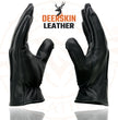 Milwaukee Leather SH865 Men's Black Thermal Lined USA Deerskin Leather Motorcycle Winter Rider Gloves
