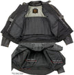 Milwaukee Leather LKM7005 Men's Premium Black Leather Racer Style Motorcycle Jacket with CE Armor