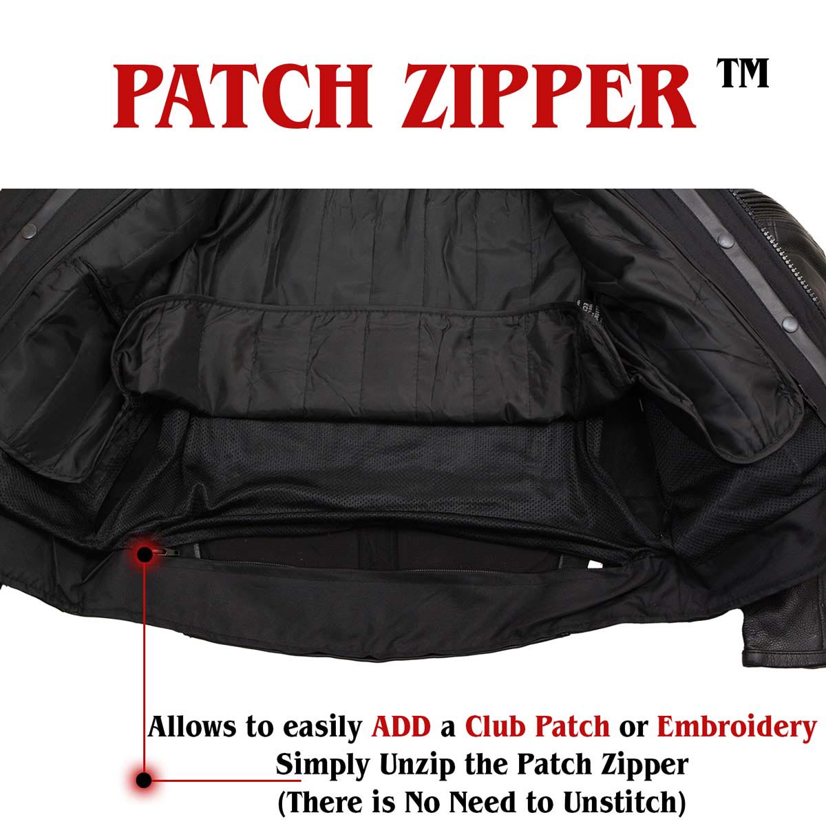 Milwaukee Leather LKM17007 Men's Premium Black Leather Motorcycle Bikers Rider Jacket w/ CE Armor