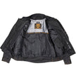 Milwaukee Leather Men's Matte Black Street CE Armored Motorcycle Vented Jacket - Reflective - LKM17012