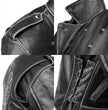 Milwaukee Leather Men's Live to Ride Classic Black Premium Leather CE Armored Motorcycle Jacket - Side Lace - LKM1706