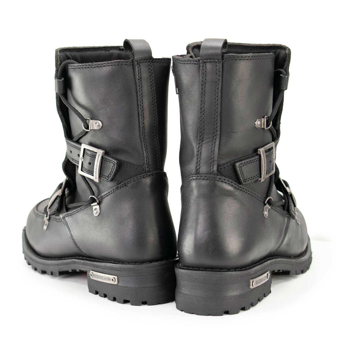 Milwaukee Leather MBM9076 Men's Black Tactical Logger Leather