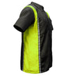 Milwaukee Motorcycle Clothing Co. Men’s Blk/Green Mechanic Work Shirt – w / Reflective Strip, Rider‑Built MDM11611
