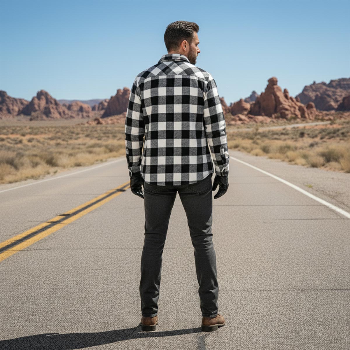 Milwaukee Leather MDM5006 Men's 5 Black Pocket Tear Resistant Motorcycle Denim Jeans Infused w/ Aramid Fibers