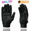 Milwaukee Leather MG7736 Women's Black Leather Gel Palm Motorcycle Gloves w/ Flex Knuckles and Cool-Tec Treatement