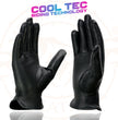 Milwaukee Leather MG7797 Women's Black Leather Motorcycle Rider Unlined Gloves w/ Cool-Tec Leather Treatement
