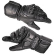 Milwaukee Motorcycle Clothing Co. Men's Leather Motorcycle Gloves,MMC70000