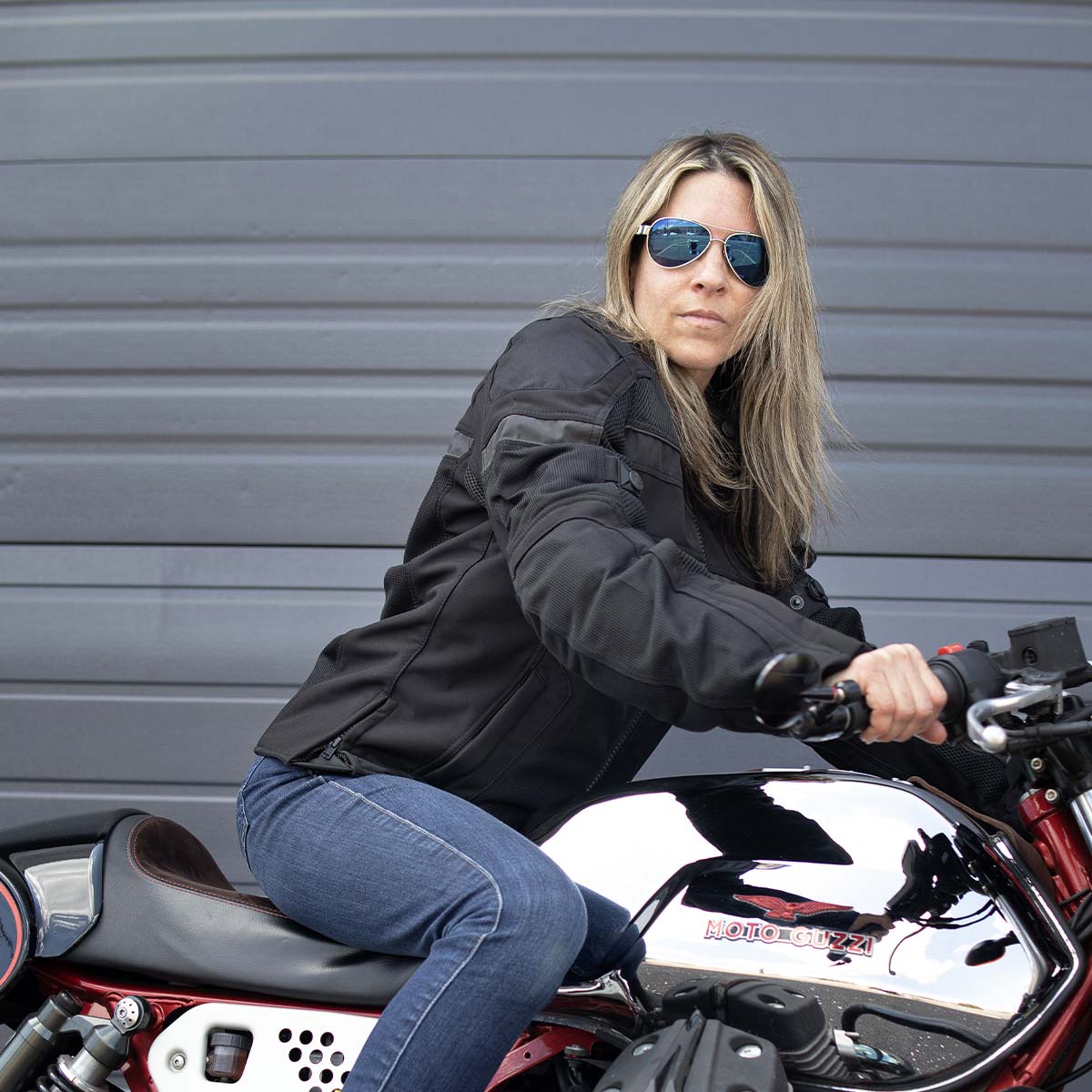 Milwaukee Leather MPL2775 Black Armored Textile Motorcycle Jacket