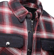Milwaukee Leather Men’s Grim Stone Heavy Duty Plaid Mechanic Flannel Shirt Jacket - Warmed Lined - MPM1637