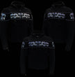 Milwaukee Leather Men's Vengeance Black Armored Textile Motorcycle Jacket with Skull Embroidery - MPM17019