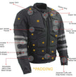 Milwaukee Leather Men's Morph Black/Grey Textile Motorcycle Jacket w/ CE Armor, Removable Sleeves - MPM17026
