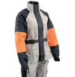 NexGen SH2217 Men's Orange and Silver Oxford Water-Resistant Rain Suit