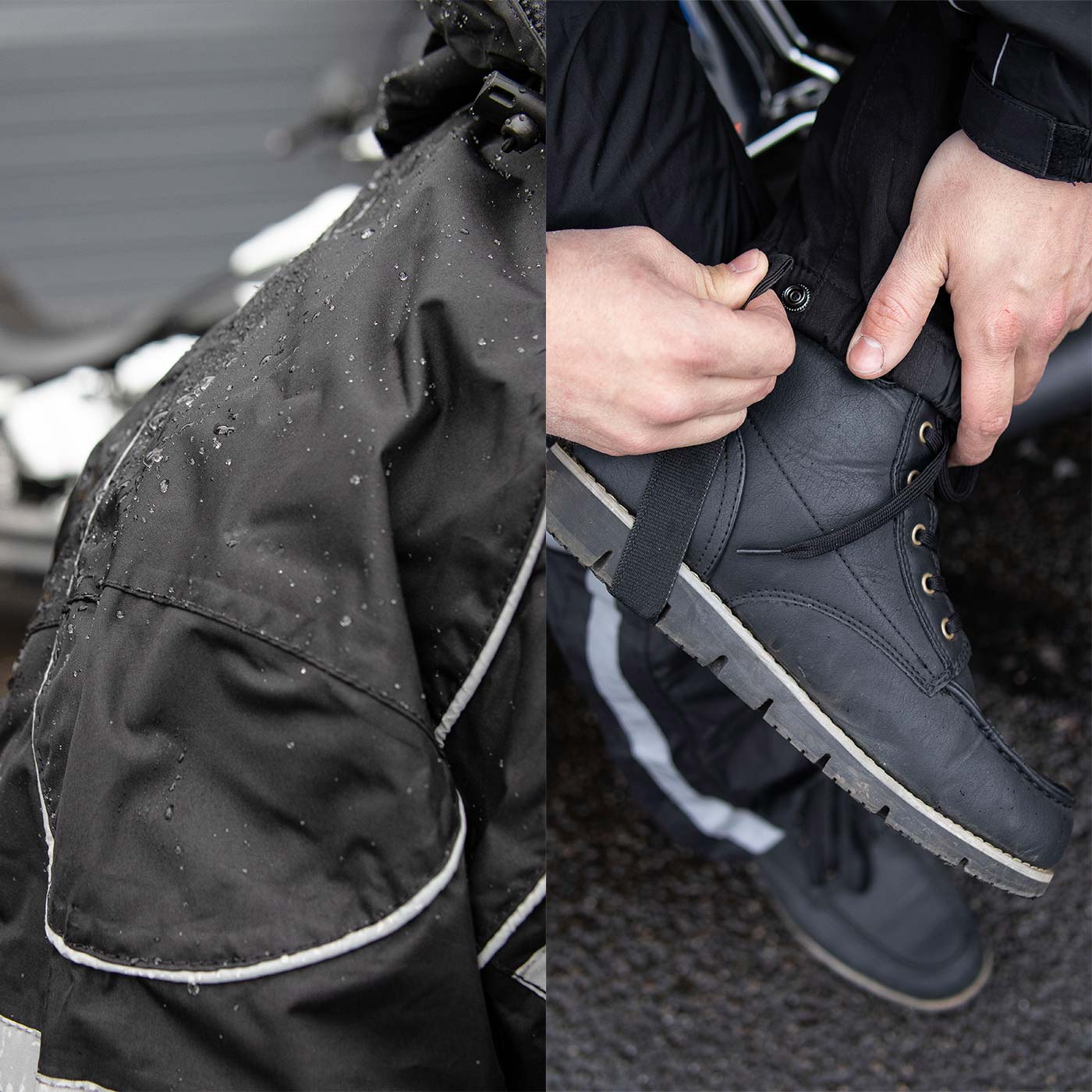 NexGen SH2331 Men's Black Water Resistant Rain Suit with