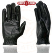 Milwaukee Leather SH722 Women's Black Unlined Leather Lightweight Motorcycle Hand Gloves W/ Wrist Zipper Closure