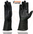 Milwaukee Leather SH864 Men's Gauntlet USA Deerskin Leather Unlined Motorcycle Winter Gloves