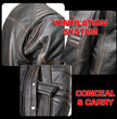 Milwaukee Motorcycle Clothing Co. Men's Anarchy Scooter Style Vintage Brown Premium Leather Riding Jacket MMC10004