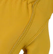 Milwaukee Leather Men's Deerskin Leather Gloves - Yellow, Unlined, Elastic Wrist - MG7544