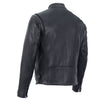 Milwaukee Leather USA MADE MLJKM5006 Men's Black Rumble Premium Leather Motorcycle Jacket