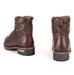 Milwaukee Leather Women's Dark Brown Leather Outdoors Lace-Up Boots for Bikers Casual MBL9308