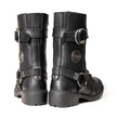 Milwaukee Leather Women's Premium Leather Motorcycle Riding Boots - Lace-To-Toe Harness - Zipper Closure - MBL9391