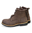 Milwaukee Leather MBM9007 Men's Logger Dark Brown Leather 6-Inch Lace-Up Motorcycle Outdoor Rider Boots