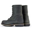 Milwaukee Leather MBM9065 Men's Antique Black Lace-Up High-Rise Boots