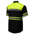 Milwaukee Motorcycle Clothing Co. Men’s Safeway Green/Black Mechanic Rider Ready Shirt w/ Reflective Strip MDM11613