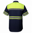 Milwaukee Motorcycle Clothing Co. Men’s Safeway Green/BlueMechanic Rider Ready Shirt w/ Reflective Strip MDM11614