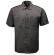 MMCC Men's Steel Grey Super Duty Classic Mechanic Button Up Shirt - 2 Chest Pockets - Microfiber Panel - MDM11628