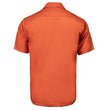 Milwaukee Leather MDM11686 Men’s OrangeButton-Up Heavy-Duty Work Shirt - Classic Mechanic Shirt w/ Pockets