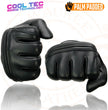Milwaukee Leather MG7536 Men's Black Leather Gel Palm Motorcycle Gloves w/ Flex Knuckles and Cool-Tec Treatment