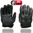 Milwaukee Leather MG7735 Women's Black Leather Gel Palm Motorcycle Hand Gloves W/ Flex Knuckles