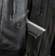 Milwaukee Leather Men's Leather Shirt Jacket with Removable Hoodie and Patch Access - MLM1614