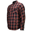 MMCC Men's 'Outlaw' Reversible Flannel Shirt - 100% Cotton Snap Front Plaid w/ Chest and Hand Pockets - MNG11800