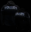 Milwaukee Leather Men's Vengeance Black Armored Textile Motorcycle Jacket with Skull Embroidery - MPM17019