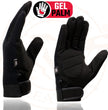 Milwaukee Leather SH44612 Men's Black Textile Mesh Gel Palm Motorcycle Mechanics Hand Gloves W/ Amara Cloth Bottom